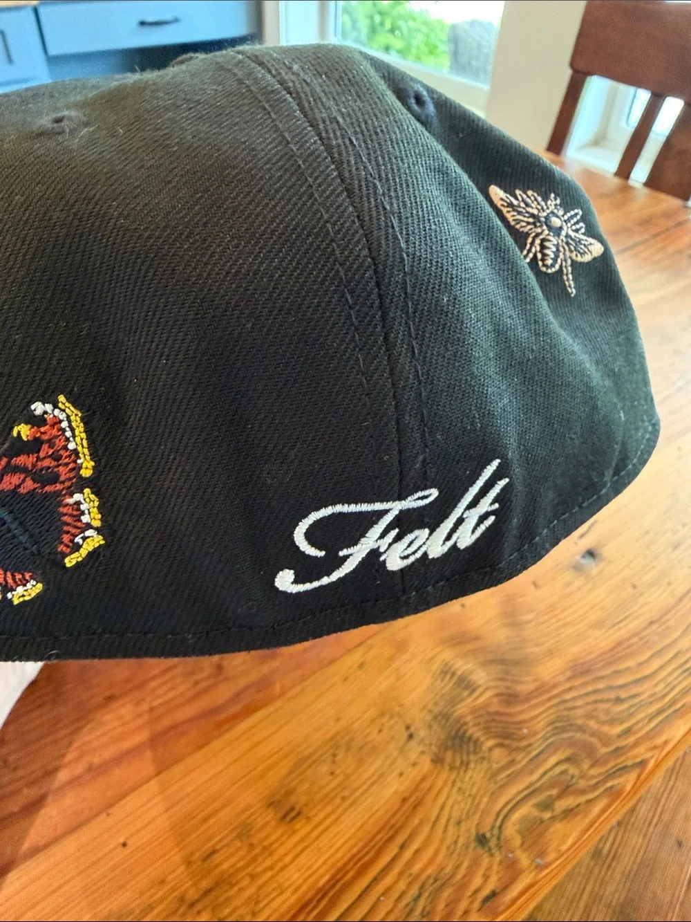 New Era Black Philadelphia Eagles Floral Embroidered Fitted Cap